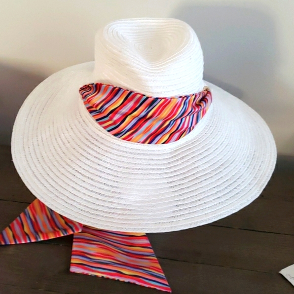 Eugenia Kim Women's Emmanuelle Fedora Hat with Scarf Tie NWT - Picture 4 of 8